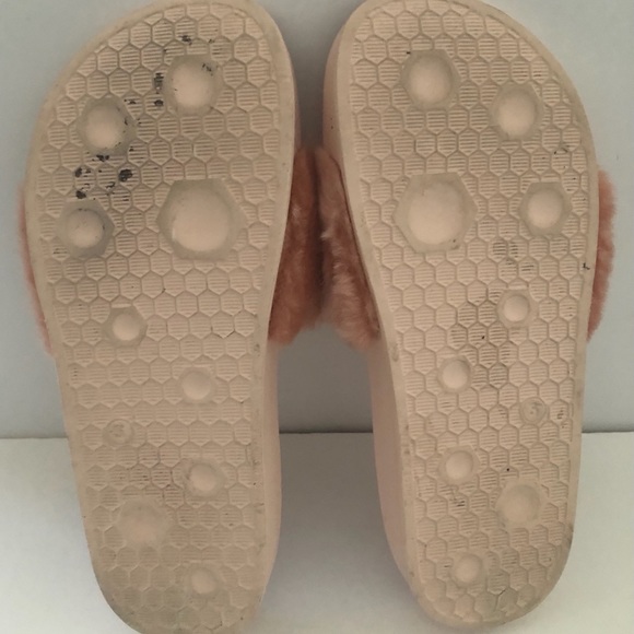 Puma Rihanna Fenty Fur Pink Slides 7.5 - Picture 7 of 7